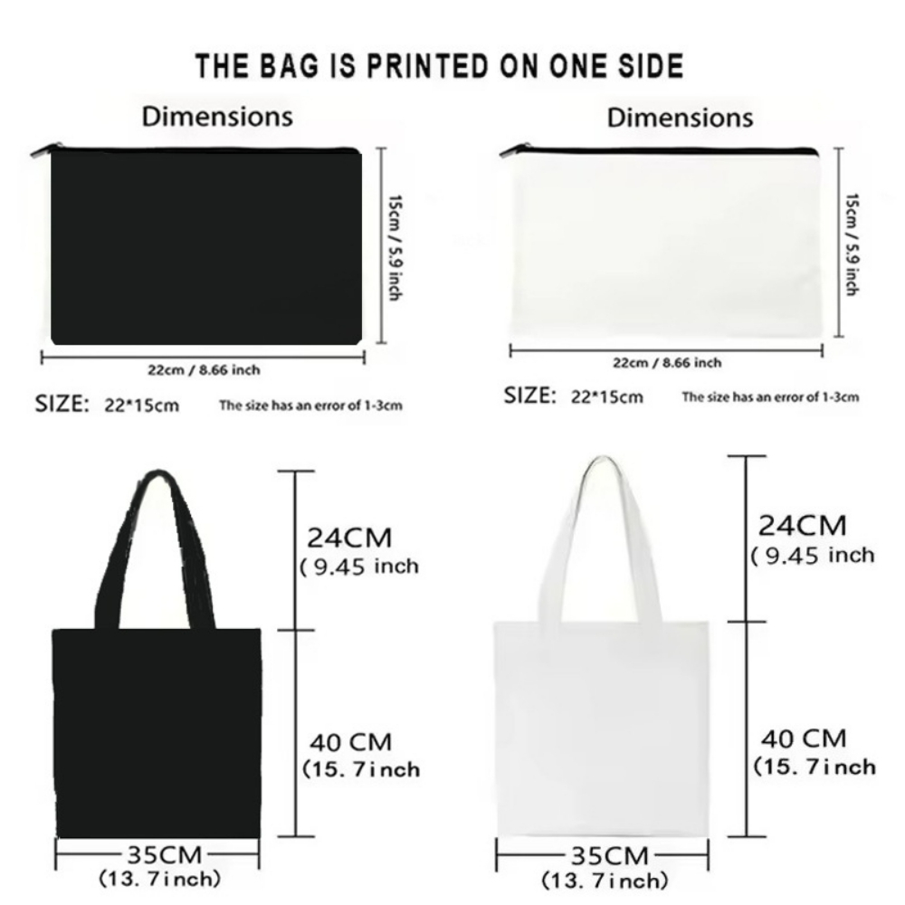 London UK Graphic Canvas Tote  - Women'S Fashion London ulasan dan harga