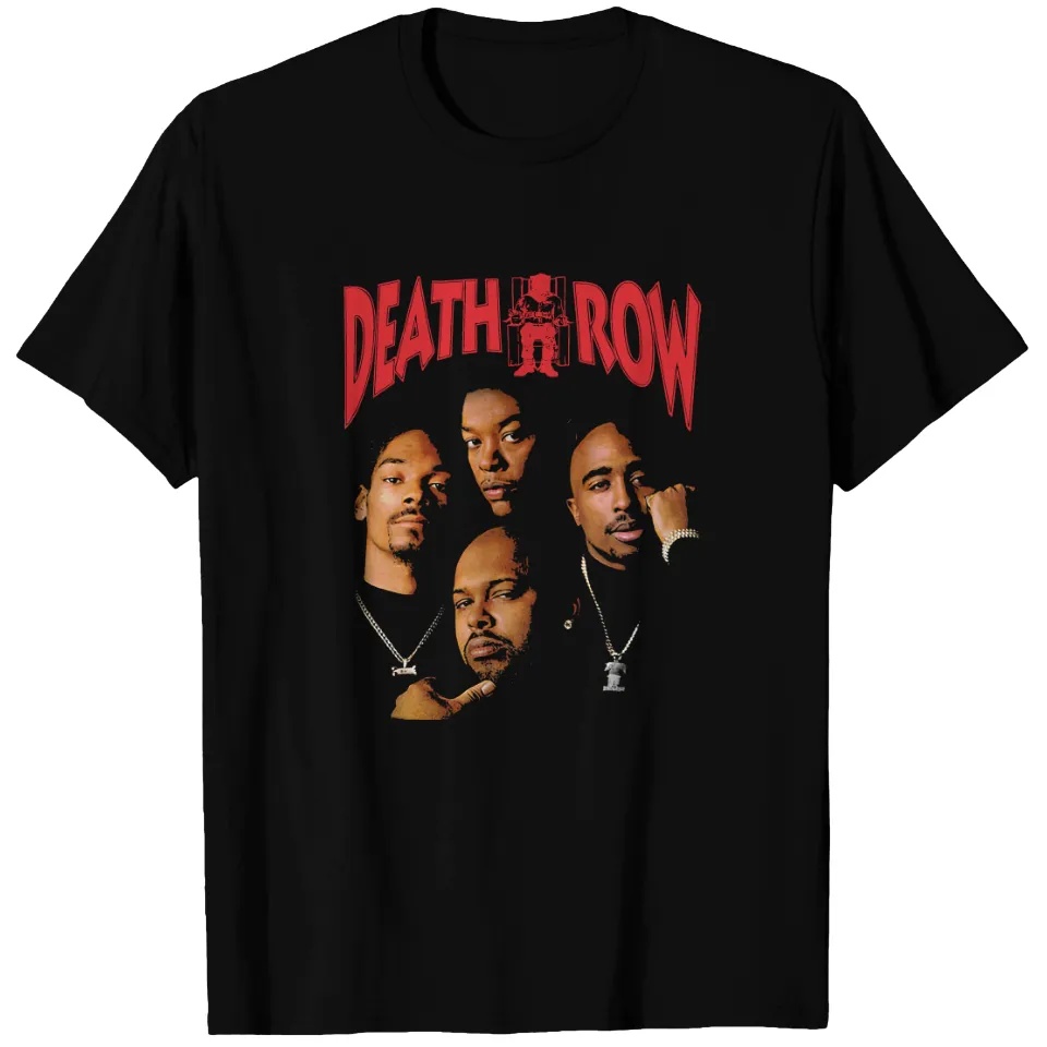 Black Printed T-shirt Death Ro - Women'S Fashion Magazines ulasan dan harga