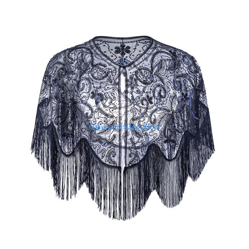 HX6F Sparkling Sequined Capele - Women'S Fashion Of The 1920S ulasan dan harga
