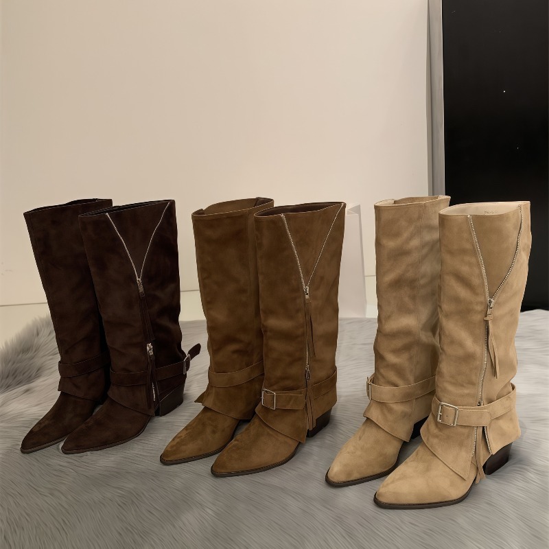 Women's Boots Vintage Suede Le - Women Fashion Youtube ulasan dan harga
