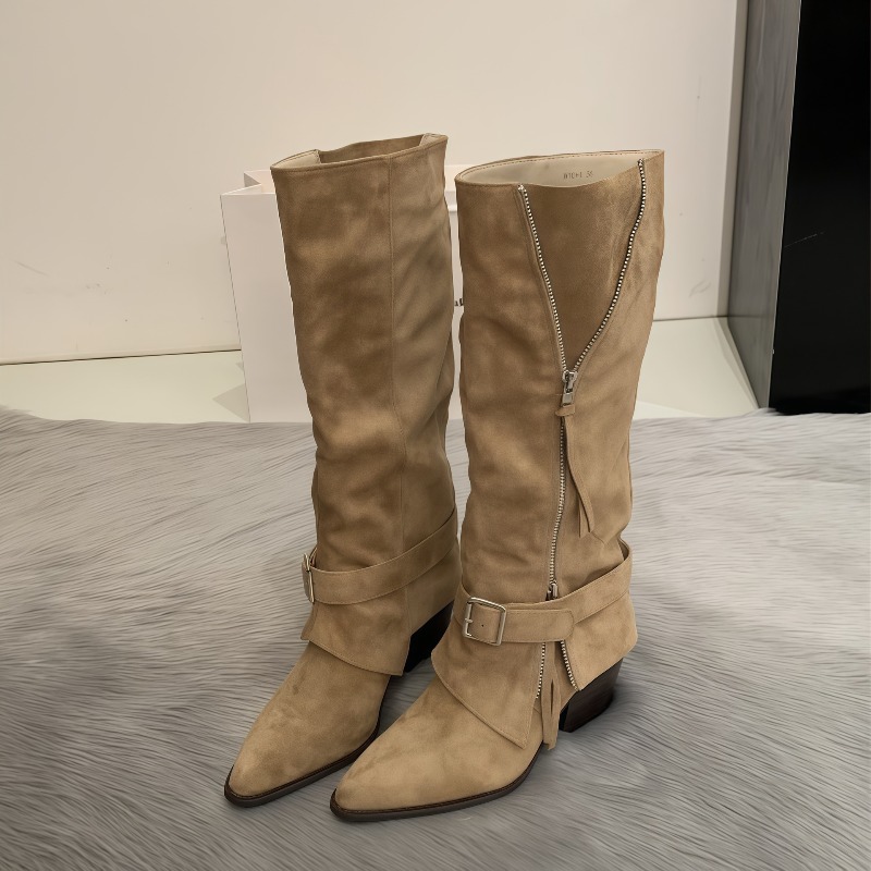 Women's Boots Vintage Suede Le - Women Fashion Youtube ulasan dan harga