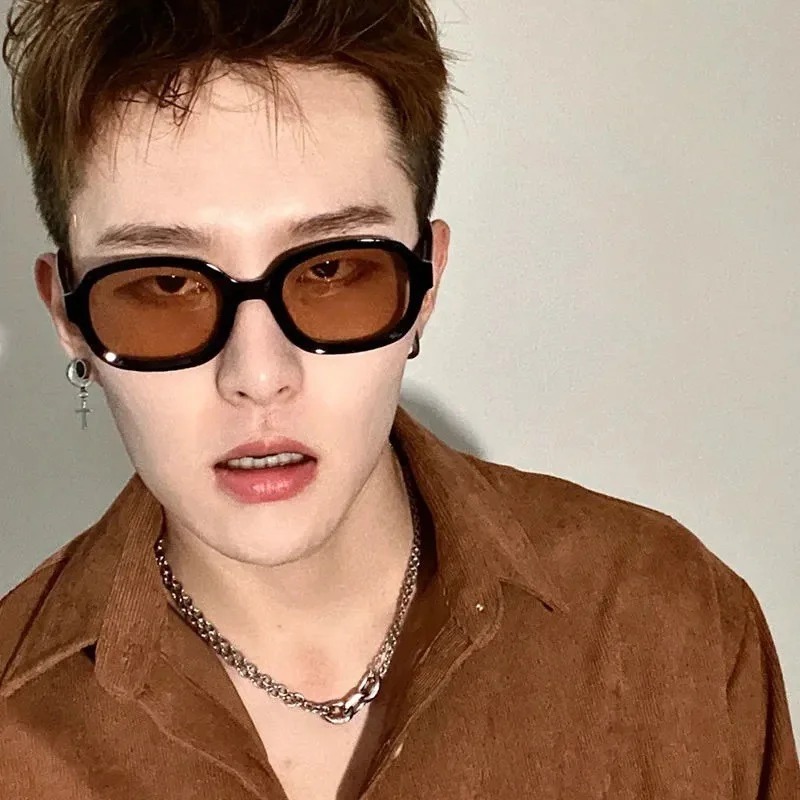 High-Quality Square Men Women  - Women Fashion Glasses ulasan dan harga