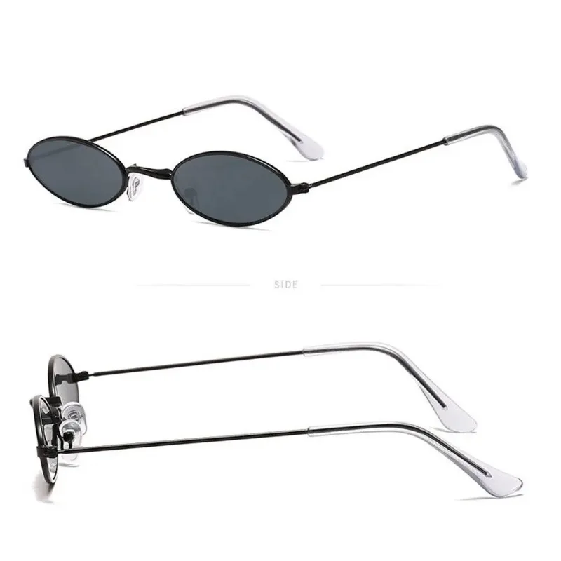 Retro Small Frame Oval Sunglas - Women Fashion Glasses ulasan dan harga