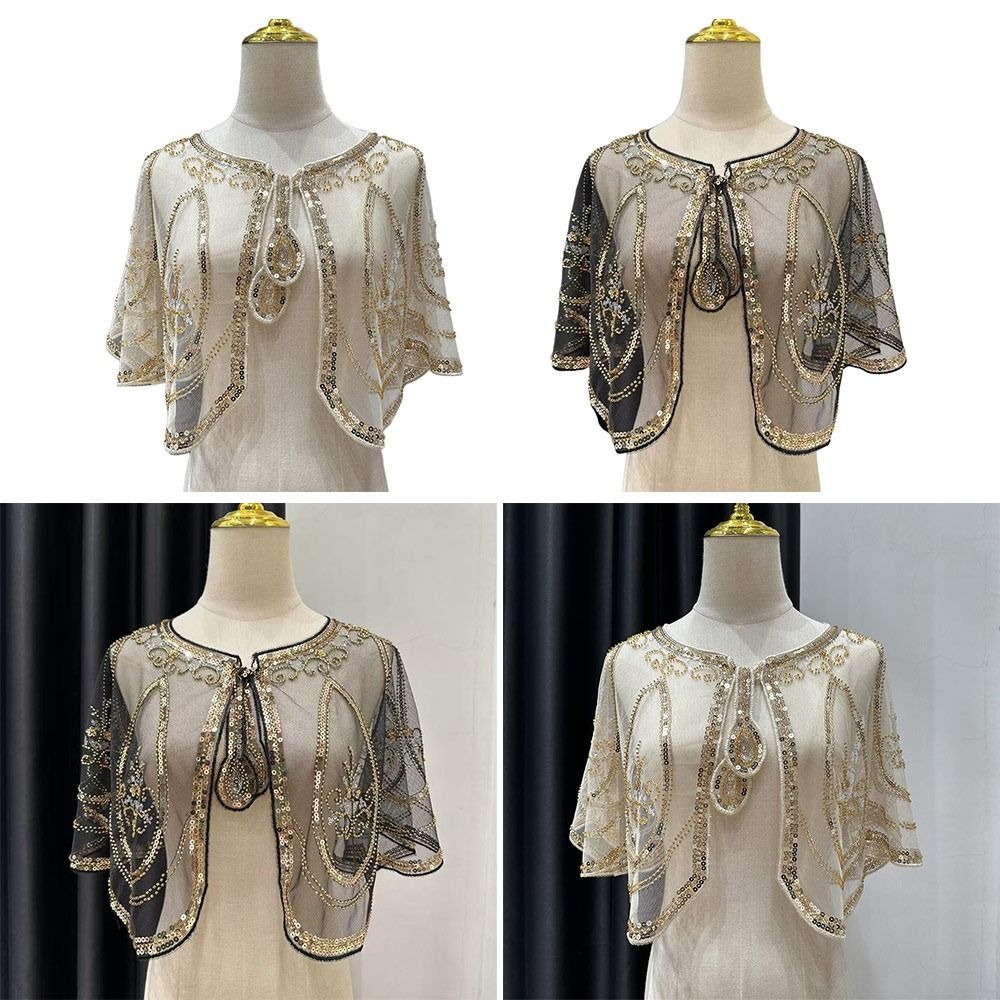 Elegant Sequin Embroidery Flap - Women'S Fashion Of The 1920S ulasan dan harga