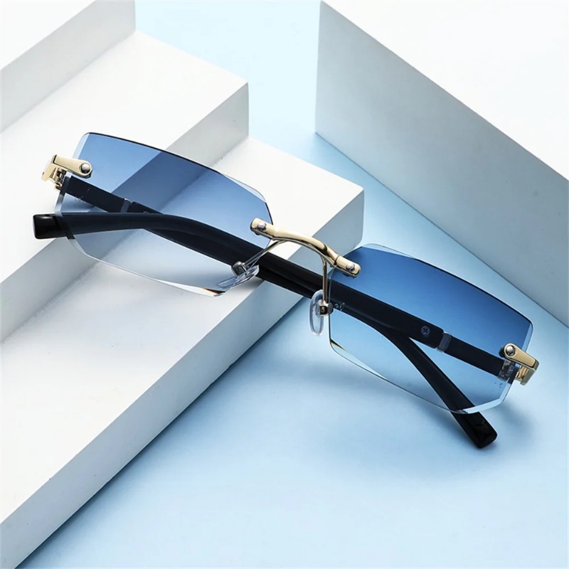 Trendy Rimless Sunglasses for  - Women Fashion Glasses ulasan dan harga